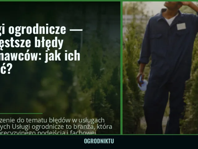 Usługi ogrodnicze — najczęstsze błędy wykonawców: jak ich unikać? — ogrodniktu.pl