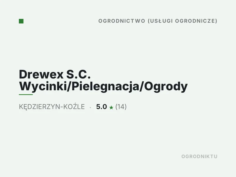 Drewex S.C. Koszenie trawy Kędzierzyn-Koźle