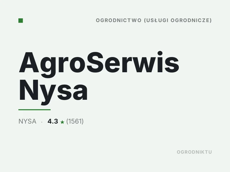 AgroSerwis Nysa koszenie trawy Nysa