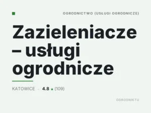 Zazieleniacze – usługi ogrodnicze