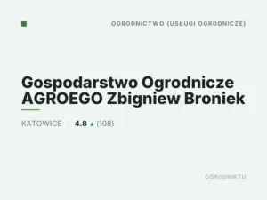 Gospodarstwo Ogrodnicze AGROEGO Zbigniew Broniek