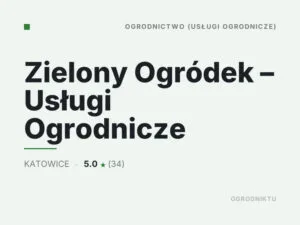 Zielony Ogródek – Usługi Ogrodnicze
