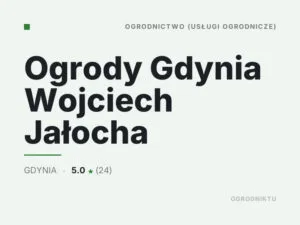 Ogrody Gdynia Wojciech Jałocha