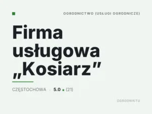 Firma usługowa „Kosiarz”