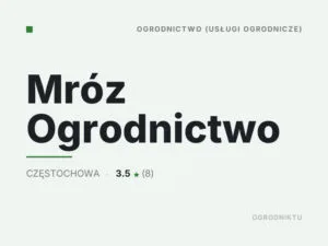 Mróz Ogrodnictwo
