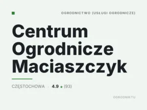 Centrum Ogrodnicze Maciaszczyk