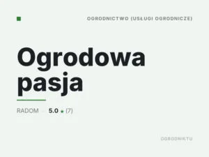 Ogrodowa pasja
