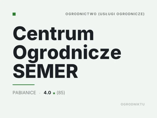 Centrum Ogrodnicze SEMER