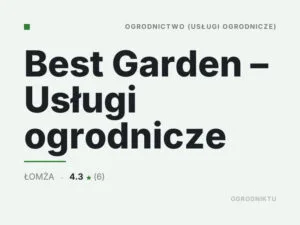 Best Garden – Usługi ogrodnicze
