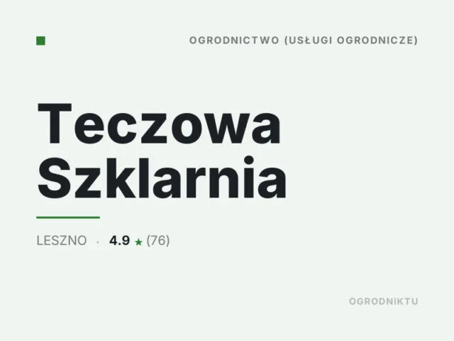 Teczowa Szklarnia
