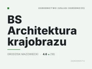 BS Architektura krajobrazu