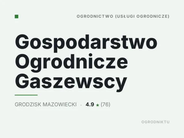 Gospodarstwo Ogrodnicze Gaszewscy