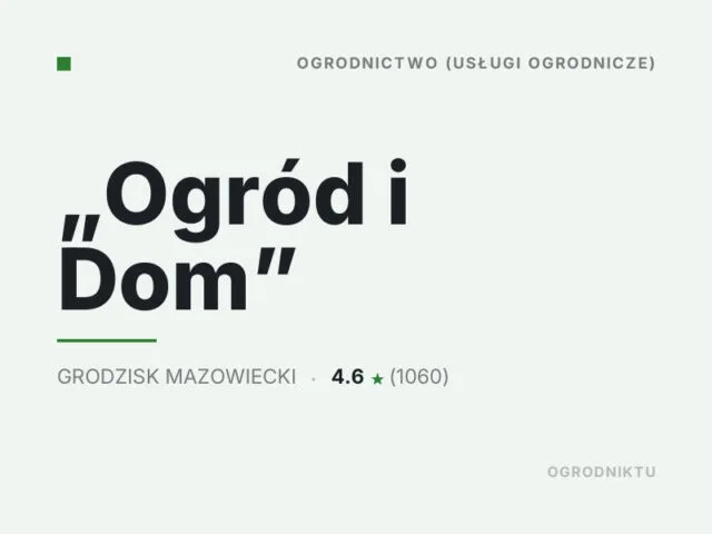 „Ogród i Dom”