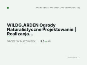 WILDG.ARDEN Ogrody Naturalistyczne Projektowanie | Realizacja | Pielęgnacja