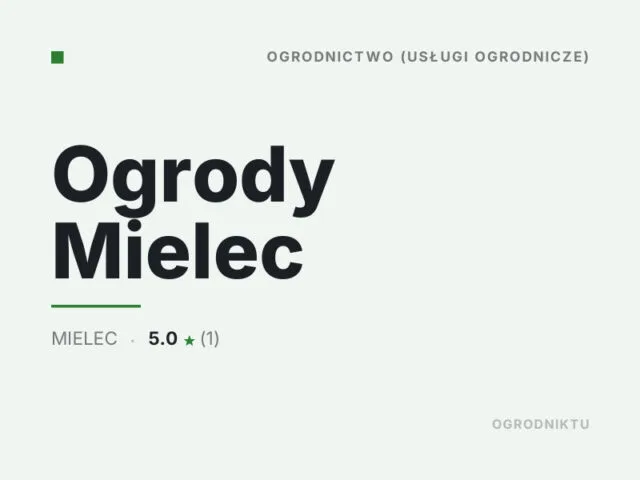 Ogrody Mielec