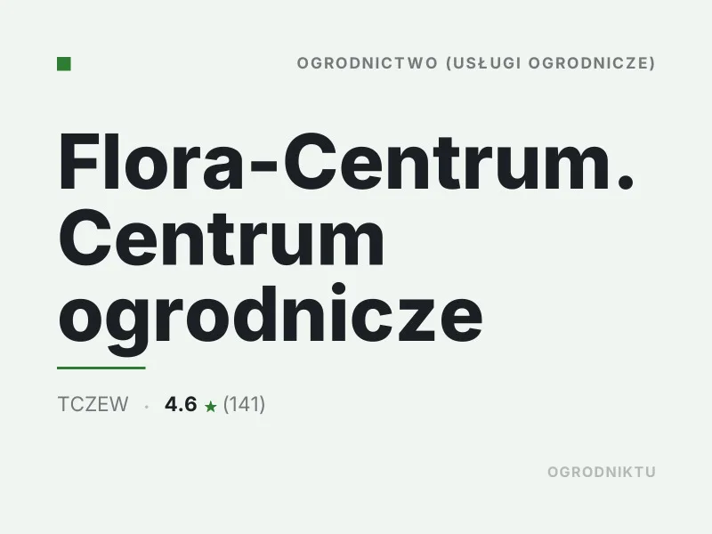 Flora-Centrum Centrum ogrodnicze Nawadnianie ogrodu Tczew
