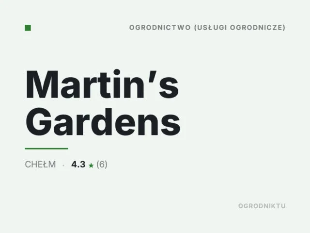 Martin’s Gardens
