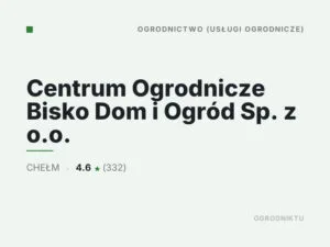 Centrum Ogrodnicze Bisko Dom i Ogród Sp. z o.o.