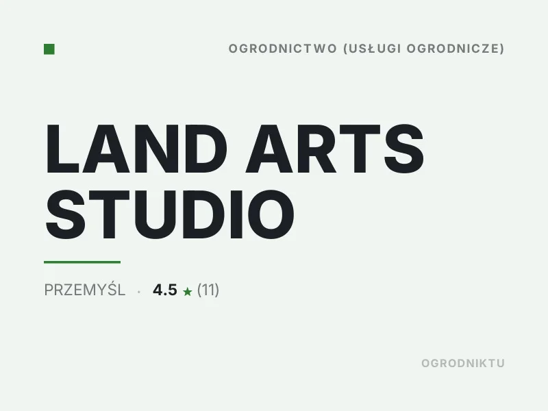 LAND ARTS STUDIO Mała architektura ogrodowa Przemyśl