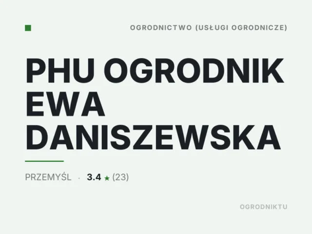 PHU OGRODNIK EWA DANISZEWSKA
