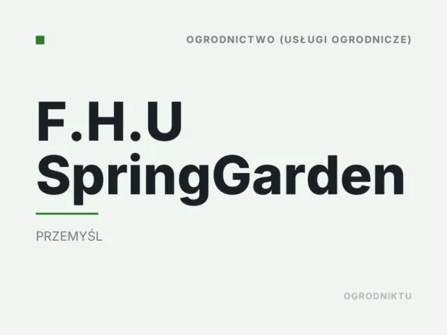 F.H.U SpringGarden
