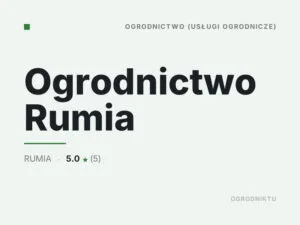 Ogrodnictwo Rumia