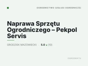 Naprawa Sprzętu Ogrodniczego – Pekpol Servis