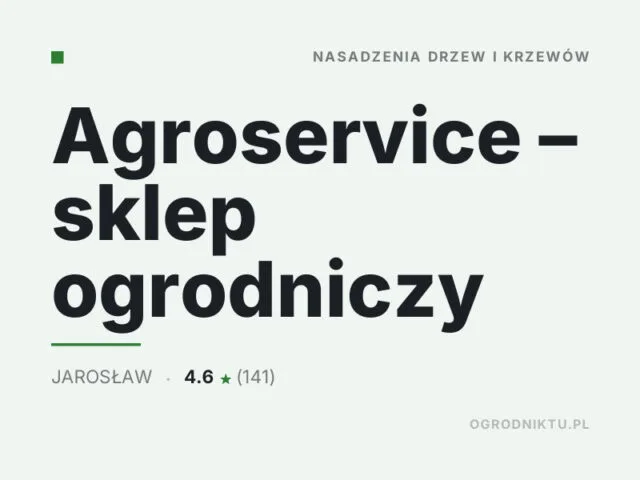 Agroservice – sklep ogrodniczy