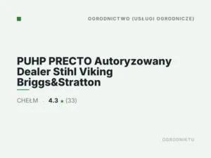 PUHP PRECTO Autoryzowany Dealer Stihl Viking Briggs&Stratton