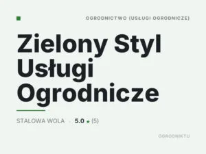 Zielony Styl Usługi Ogrodnicze