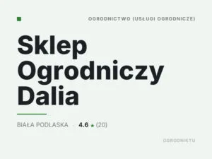 Sklep Ogrodniczy Dalia