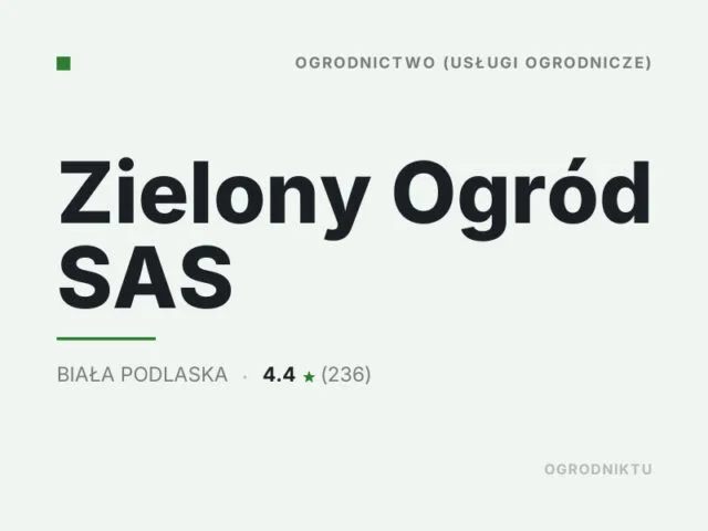 Zielony Ogród SAS