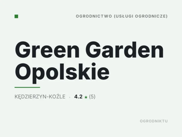 Green Garden Opolskie
