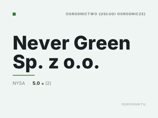 Never Green Sp. z o.o.