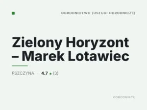Zielony Horyzont – Marek Lotawiec