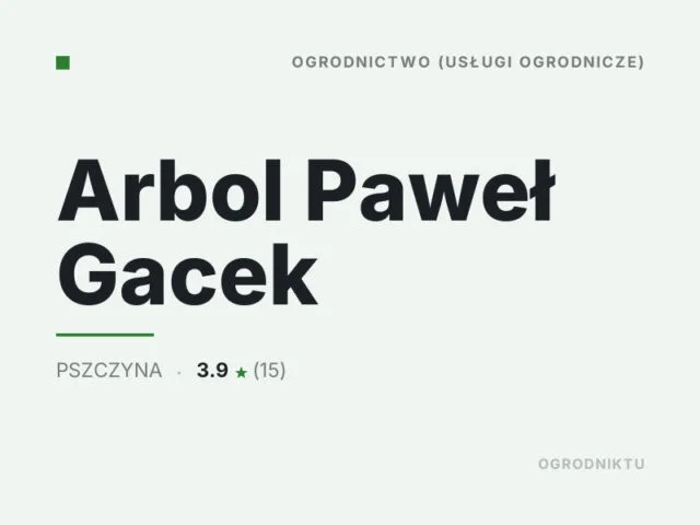 Arbol Paweł Gacek