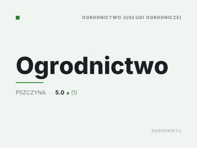Ogrodnictwo