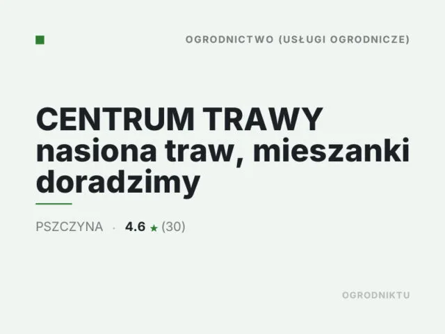 CENTRUM TRAWY nasiona traw, mieszanki doradzimy