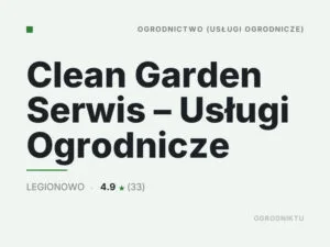 Clean Garden Serwis – Usługi Ogrodnicze
