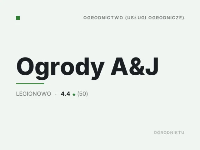 Ogrody A&J