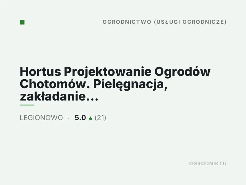 Hortus Projektowanie Ogrodów Nawadnianie ogrodu Legionowo