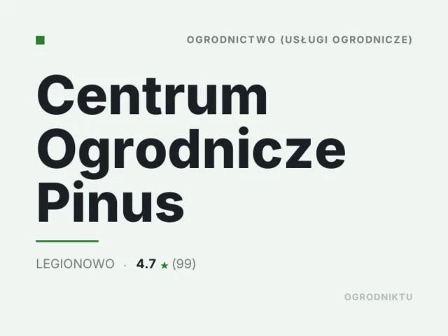 Centrum Ogrodnicze Pinus