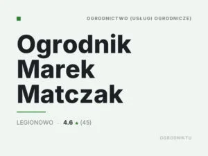 Ogrodnik Marek Matczak