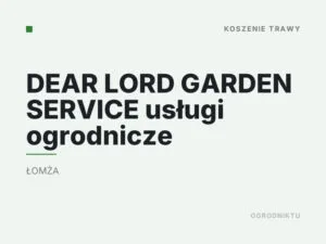 DEAR LORD GARDEN SERVICE usługi ogrodnicze