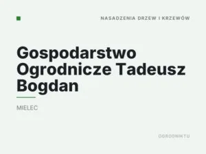 Gospodarstwo Ogrodnicze Tadeusz Bogdan